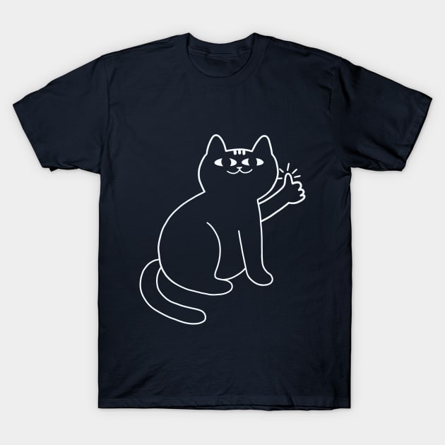 Cat Gives Approval T-Shirt by awesomesaucebysandy